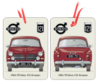 Volvo Amazon 2 door 1961-70 Air Freshener